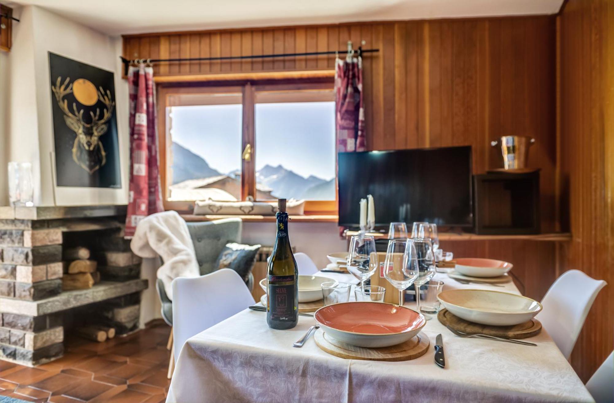 Snowflakes Retreat - Roomy Apartment With A View & Relax Solarium Cir 0133 Champoluc Dış mekan fotoğraf